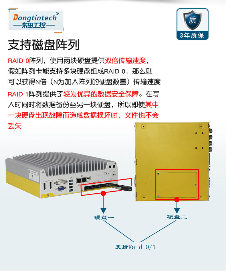 车载工控电脑,东田无风扇工控机