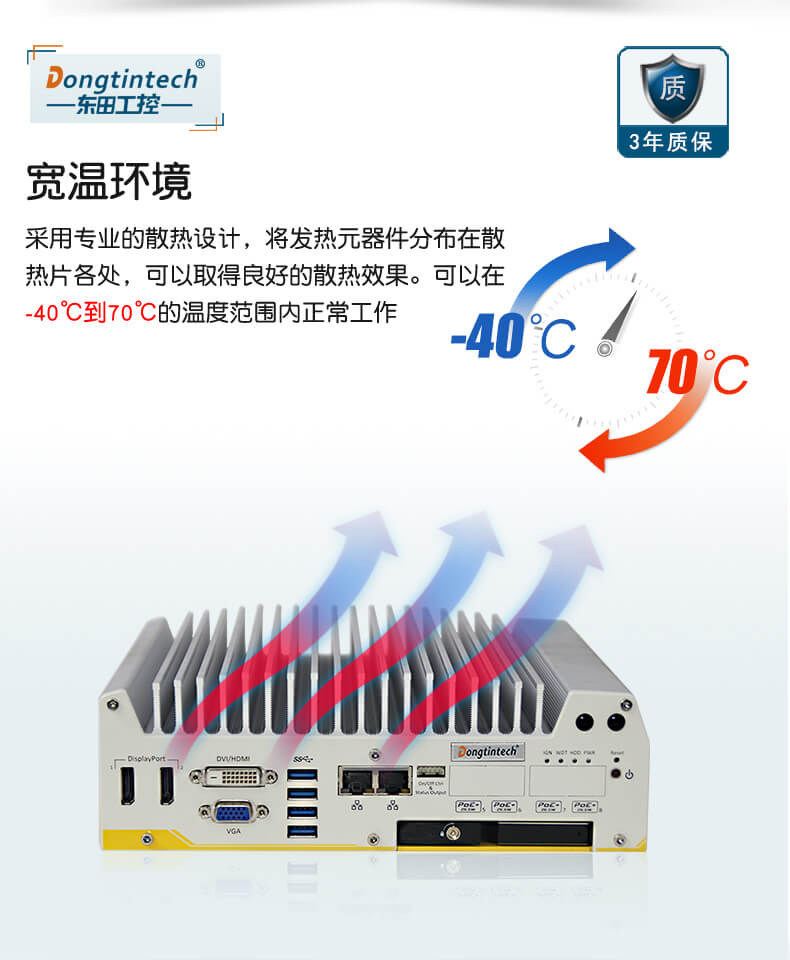 车载工控电脑,东田无风扇工控机