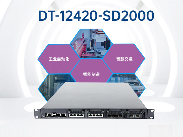 国产CPU工控机,1U多网口工控机,DT-12420-SD2000