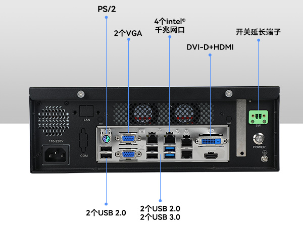 东田桌面式工控机,迷你工业主机,EPC-3100