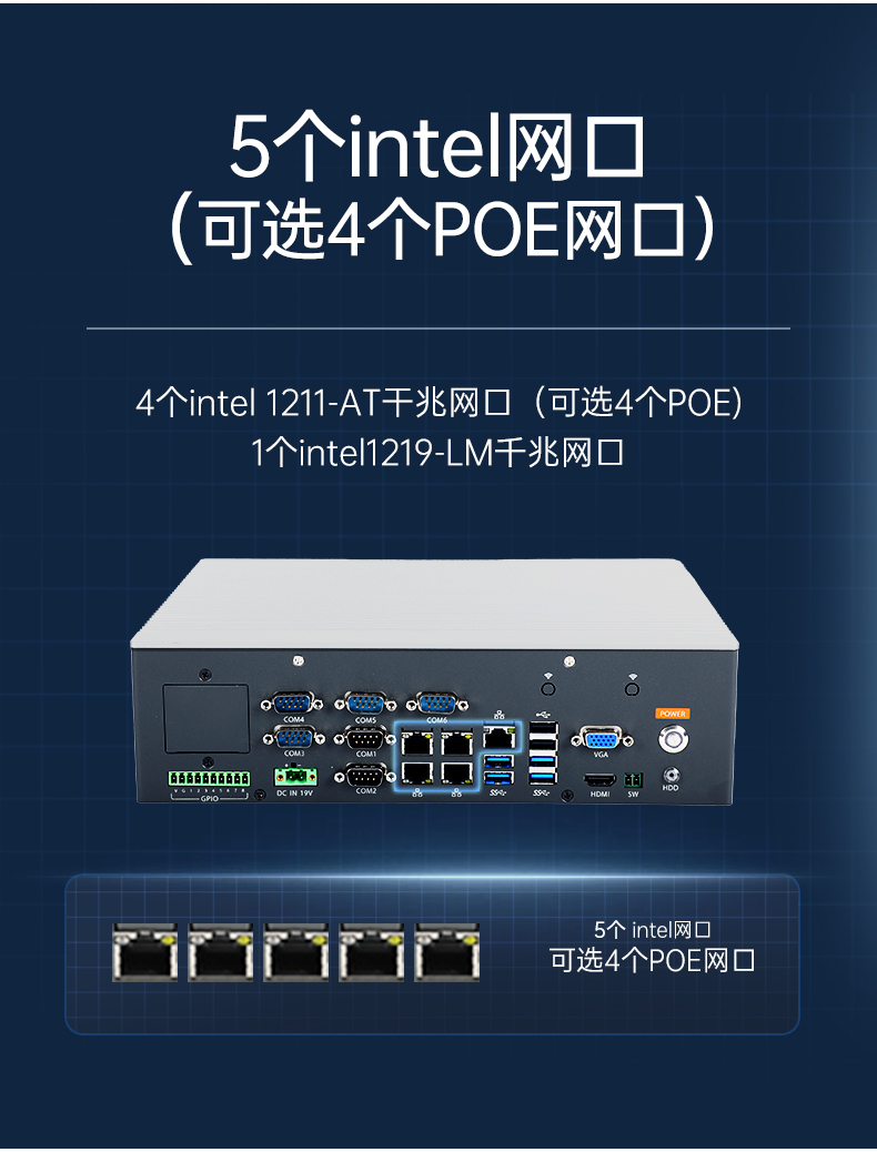 东田嵌入式工控机,5网口6串口工业电脑,DTB-3065-H110.jpg