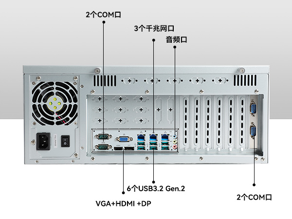 酷睿13代工控机,工业自动化控制主机,DT-610X-JQ670MA