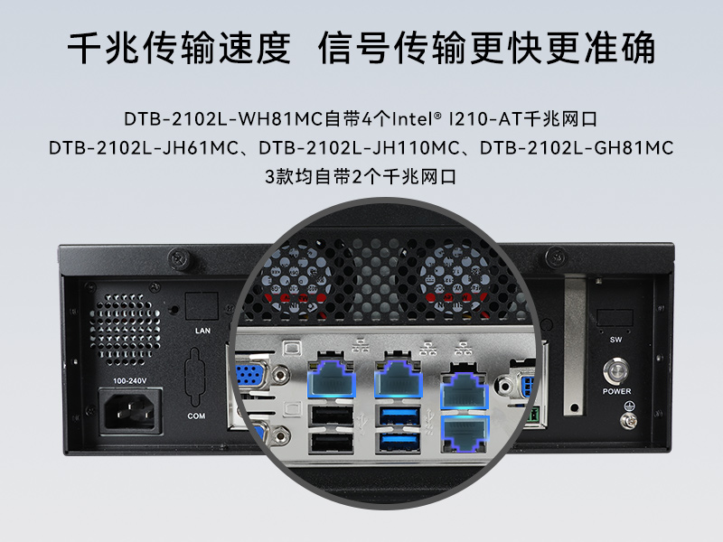 东田桌面式工控机,工业服务器厂家,DTB-2102L-JH61MC