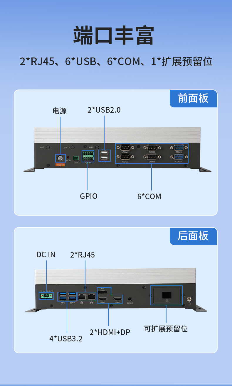 轻薄无风扇工控机,Win10工业自动化边缘计算,DTB-3065-H420E.jpg