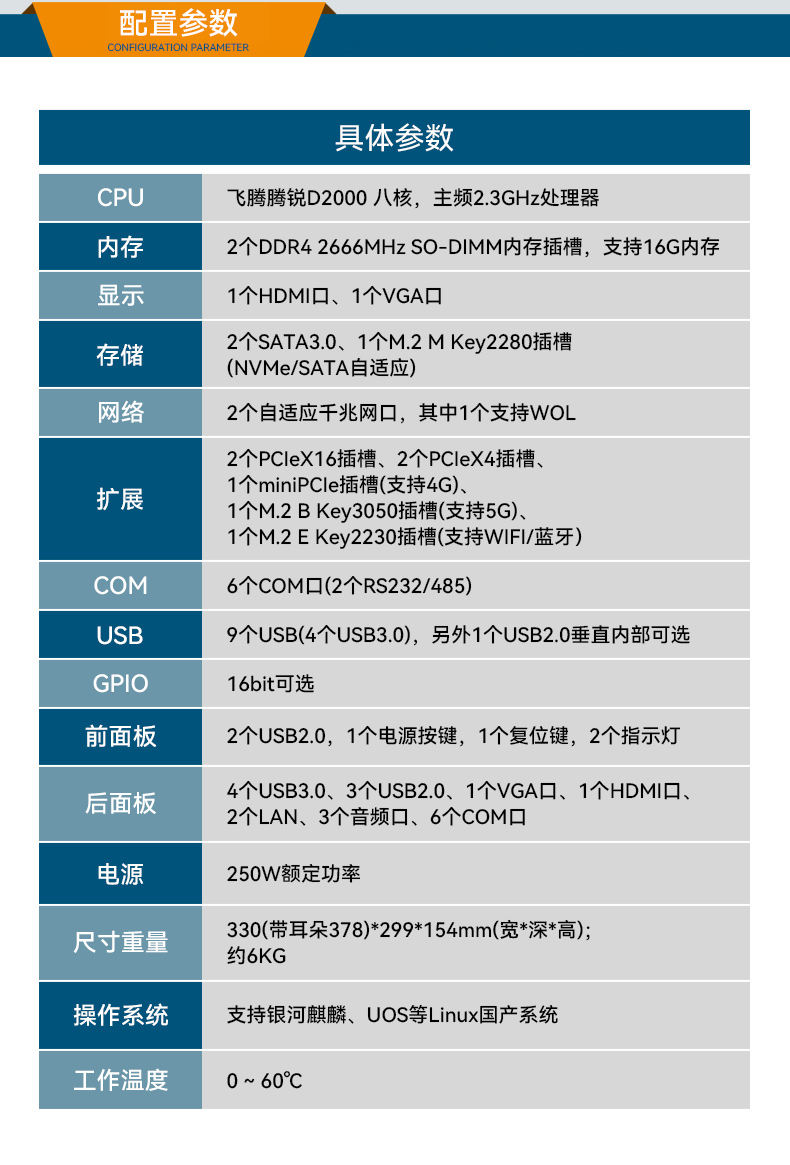 东田国产壁挂式工控机,飞腾工业计算机,DT-5206-FD2KMB.jpg
