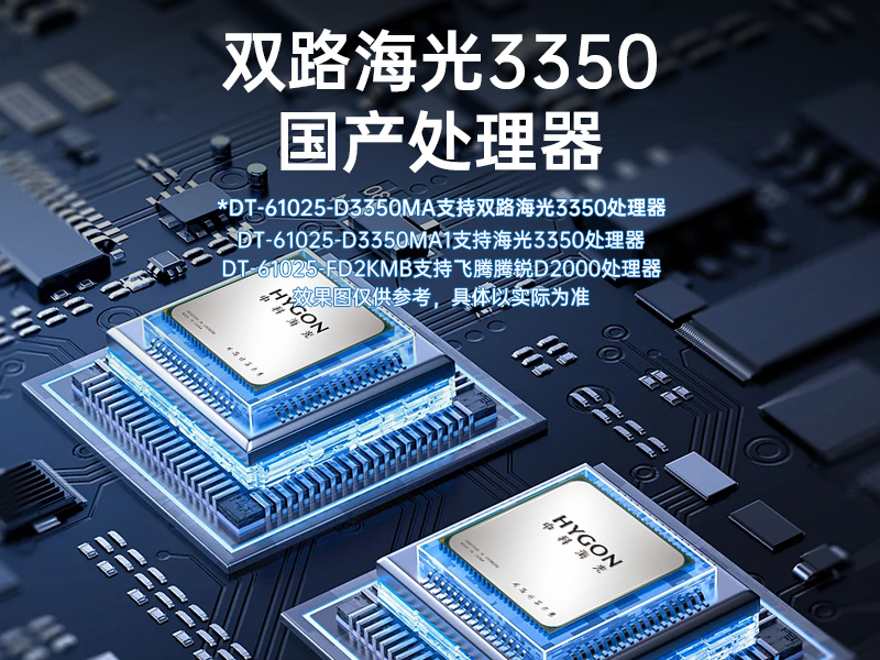东田国产海光工控机,双显工控上位机,DT-61025-D3350MA1
