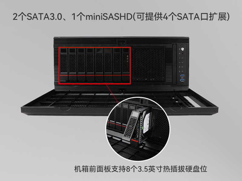 东田国产4U工控机,双路海光信息安全工控主机,DT-46508-D3350MA