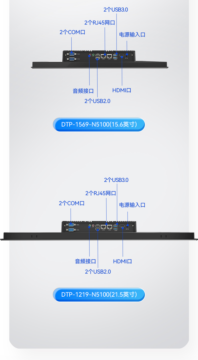 10.1/15.6/21.5寸工业平板电脑,IP65防护,10点电容触控屏,DTP-1569-N5100.jpg
