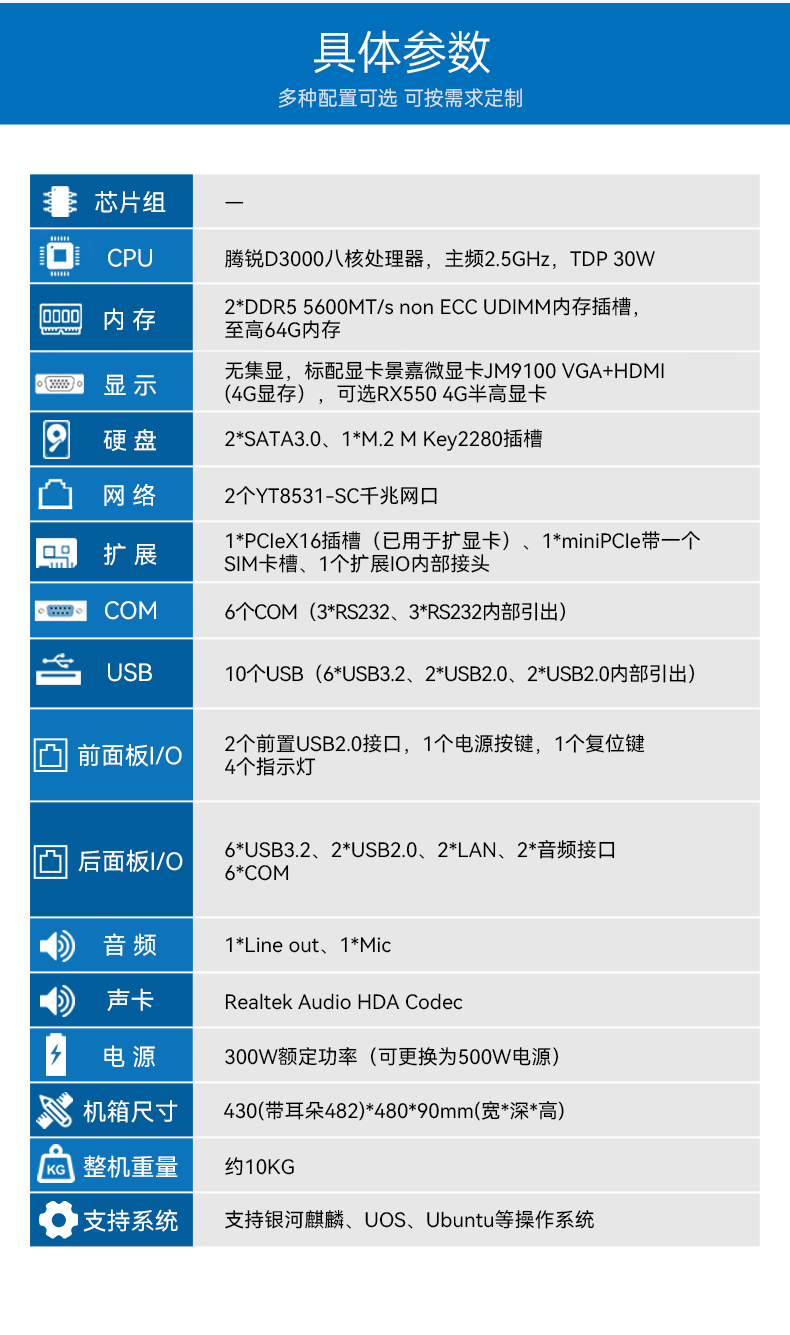国产化腾锐D3000工控机,信创工控电脑,DT-610L-BD3KMC.jpg