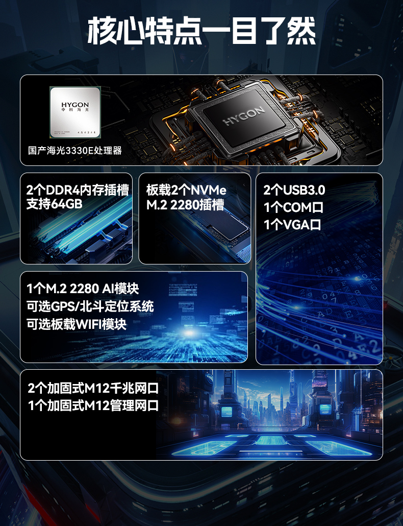 国产化加固型无风扇工控机,海光3350Ecpu微型主机,DTB-3480-3330E.jpg