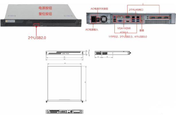 东田1U工控机端口与安装尺寸.png
