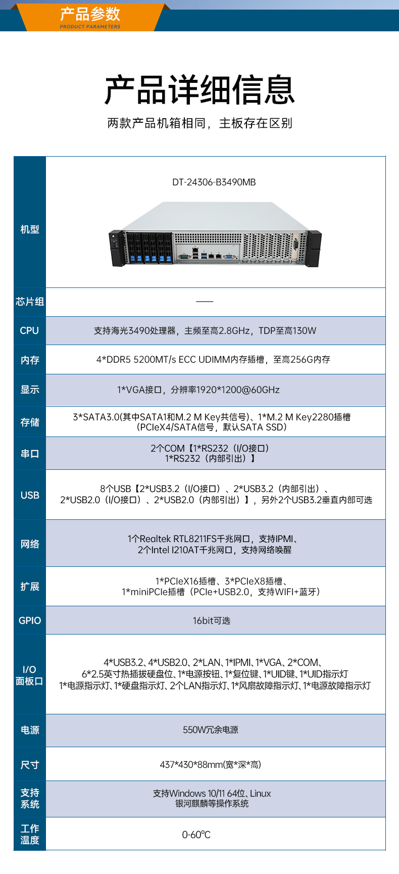 国产2U短款工控机,海光CPU高性能计算,支持双硬盘热插拔,DT-24306-B3490MB.jpg 国产2U短款工控机,海光CPU高性能计算,支持双硬盘热插拔,DT-24306-B3490MB.jpg