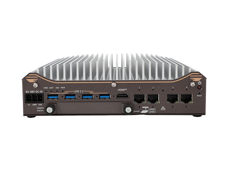 12代嵌入式无风扇工控机,宽温抗震设计,车载与移动计算解决方案,DTB-31A4-H810