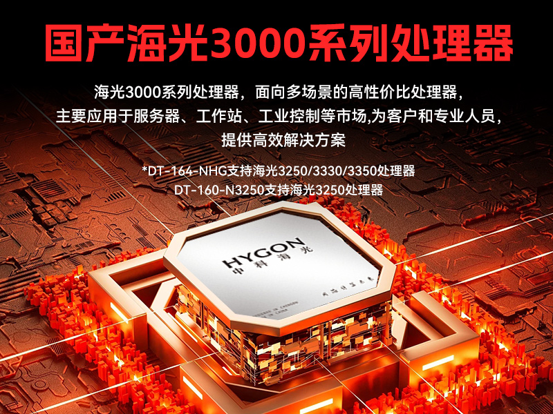 国产化海光3350工控机,科研单位数据工控电脑,DT-164-NHG