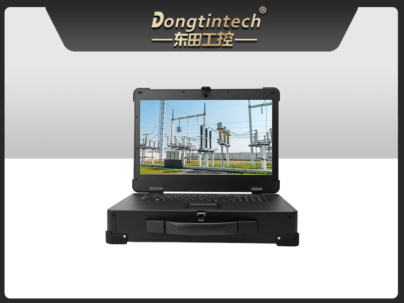 上翻单屏加固便携机,电力线路巡检电脑主机,DTG-1173CU-JQ470MC 