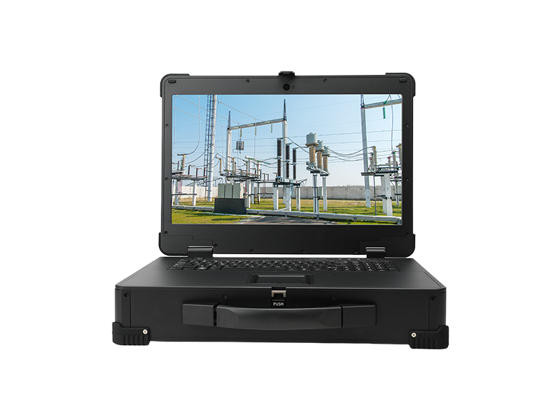 上翻单屏加固便携机,电力线路巡检电脑主机,DTG-1173CU-JQ470MC 
