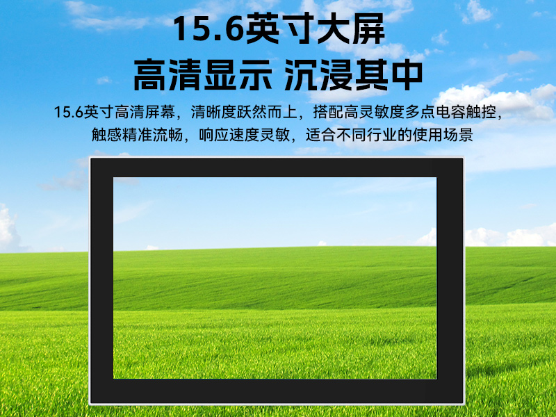 国产15.6英寸工业平板,飞腾D2000统信UOS平板主机,DTP-1564-D2K