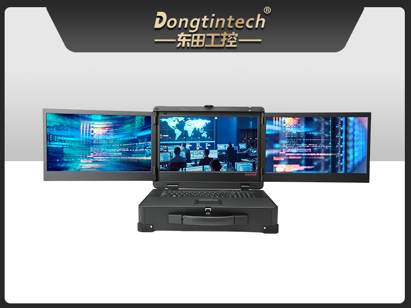 17.3英寸三屏加固便携机,腾锐D2000国产工业笔记本,DTG-3173CU-FD2KMCL2
