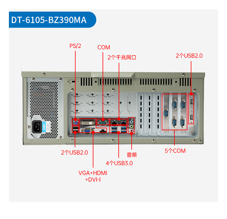 高性能4U工业计算机,2.5G网口多串口工控机,DT-6105-BQ670MA.jpg 高性能4U工业计算机,2.5G网口多串口工控机,DT-6105-BQ670MA.jpg
