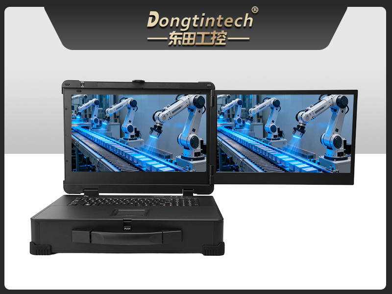 17.3寸双屏加固机,海光3350国产信创便携机,DTG-2173CU-M3350MC
