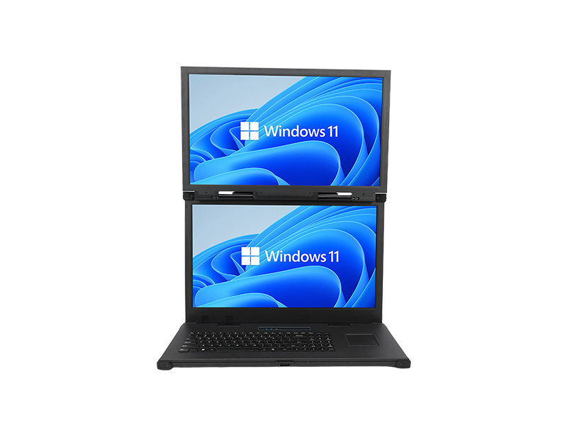 工业双屏便携机,3个2.5G网口多扩展加固本,DTG-2215ED-JQ670MA