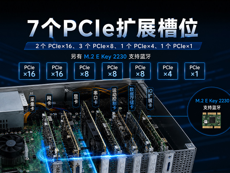 酷睿12-14代4U工控机,5网口多PCIe扩展,DT-610L-BQ670MA4