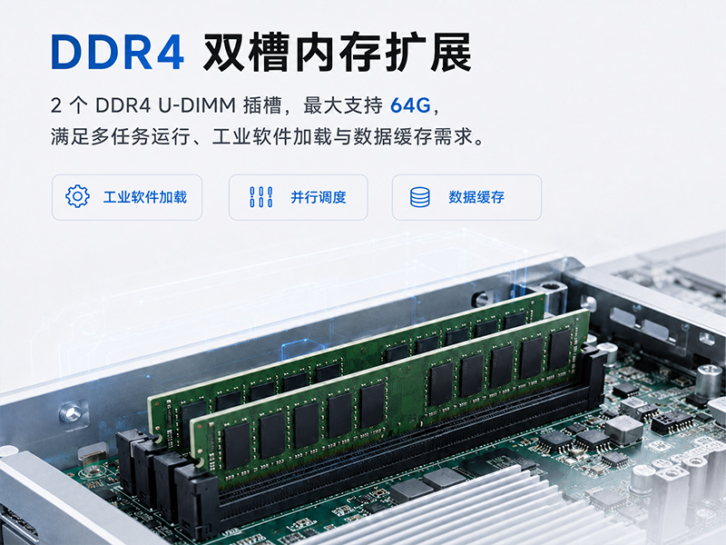 龙芯3A5000 2U工控机,DDR4 NVMe工业主机,DT-61025-S3A5KMC