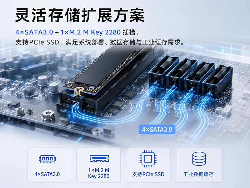 海光3450高性能2U工业计算机,128G多存储扩展,DT-61025-U3450MB