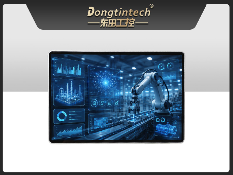10.1英寸工业平板电脑,J1900双网口IP65触控一体机,DTP-A101-J1900