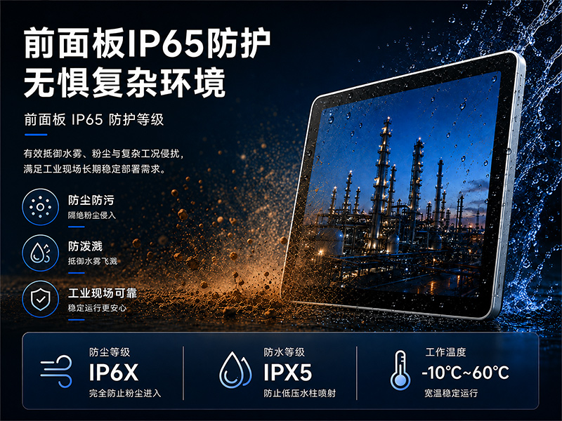 19英寸工业平板电脑,双2.5G网口多接口一体机,DTP-C190N-N95