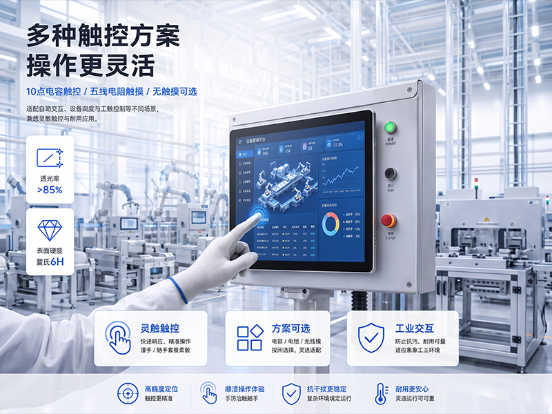21.5英寸工业平板电脑,大屏多接口工控一体机,DTP-C215H-H110