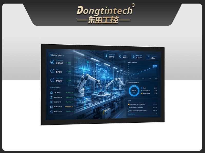 27英寸工业平板电脑,双2.5G网口大屏一体机,DTP-C270N-N95